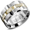 CARLEX G1 Mens Wedding Band WB-9166YW -DIAMOND JEWELRY SHOP wb 9166yw