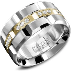 CARLEX G1 Mens Wedding Band WB-9166YW
