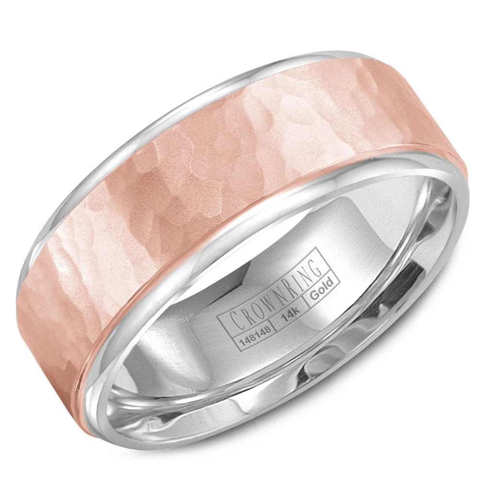 CrownRing Comfort Fit Wedding Band WB-9300RW 3 CrownRing Comfort Fit Wedding Band WB-9300RW