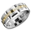 CARLEX Sport Mens Wedding Band WB-9319YC 1 CARLEX Sport Mens Wedding Band WB-9319YC -DIAMOND JEWELRY SHOP wb 9319yc