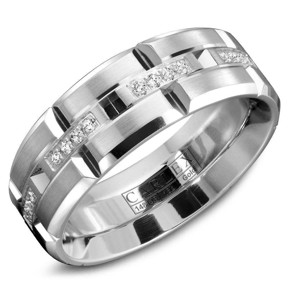 CARLEX G1 Mens Wedding Band WB-9320 3 CARLEX G1 Mens Wedding Band WB-9320