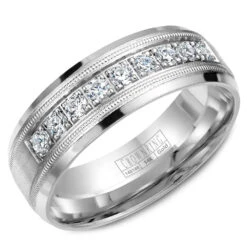 CrownRing Comfort Fit Diamond Wedding Band (0.45 CTW)