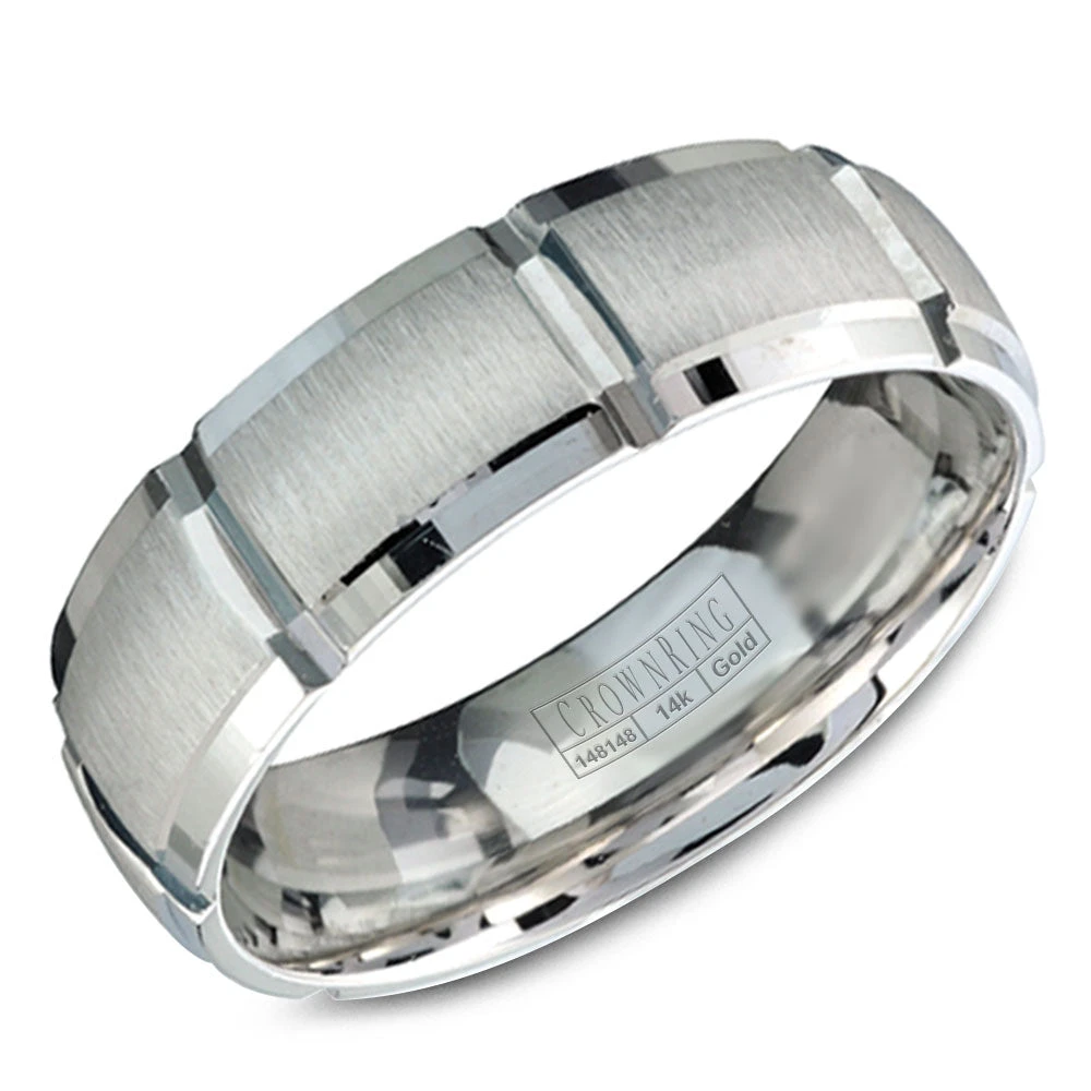 CrownRing Comfort Fit Wedding Band WB-9410 3 CrownRing Comfort Fit Wedding Band WB-9410