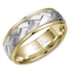 CrownRing Comfort Fit Wedding Band WB-9583 2 CrownRing Comfort Fit Wedding Band WB-9583 -DIAMOND JEWELRY SHOP wb 9583