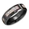 CARLEX Sport Mens Wedding Band WB-9587RB -DIAMOND JEWELRY SHOP wb 9587rb