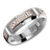 CARLEX G2 Mens Wedding Band WB-9587RW -DIAMOND JEWELRY SHOP wb 9587rw