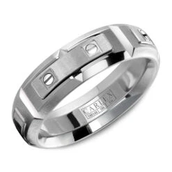 CARLEX Sport Mens Wedding Band WB-9588WC