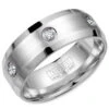 CrownRing Comfort Fit Diamond Wedding Band (0.24 CTW)