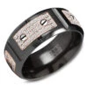 CARLEX Sport Mens Wedding Band WB-9792RB -DIAMOND JEWELRY SHOP wb 9792rb