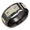 CARLEX Sport Mens Wedding Band WB-9792YB -DIAMOND JEWELRY SHOP wb 9792yb