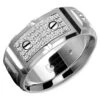 CARLEX Sport Mens Wedding Band WB-9793WC 2 CARLEX Sport Mens Wedding Band WB-9793WC -DIAMOND JEWELRY SHOP wb 9793wc
