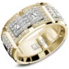 CARLEX G2 Mens Wedding Band WB-9797WY 1 CARLEX G2 Mens Wedding Band WB-9797WY -DIAMOND JEWELRY SHOP wb 9797wy