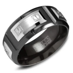 CARLEX Sport Mens Wedding Band WB-9854WB