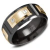 CARLEX Sport Mens Wedding Band WB-9854YB -DIAMOND JEWELRY SHOP wb 9854yb