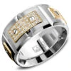 CARLEX G2 Mens Wedding Band WB-9897YW 1 CARLEX G2 Mens Wedding Band WB-9897YW -DIAMOND JEWELRY SHOP wb 9897yw