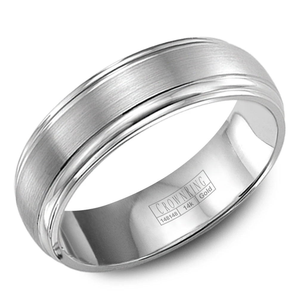 CrownRing Comfort Fit Wedding Band WB-9903 3 CrownRing Comfort Fit Wedding Band WB-9903