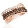 Le Vian® Chocolate And Vanilla Diamond Ring (1.32 CTW) -DIAMOND JEWELRY SHOP wivo164